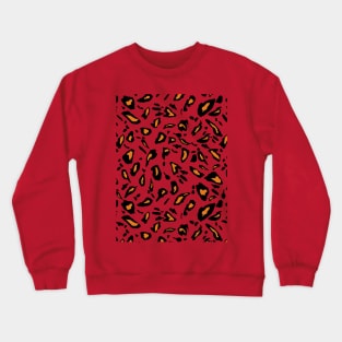 Animal Print Crewneck Sweatshirt